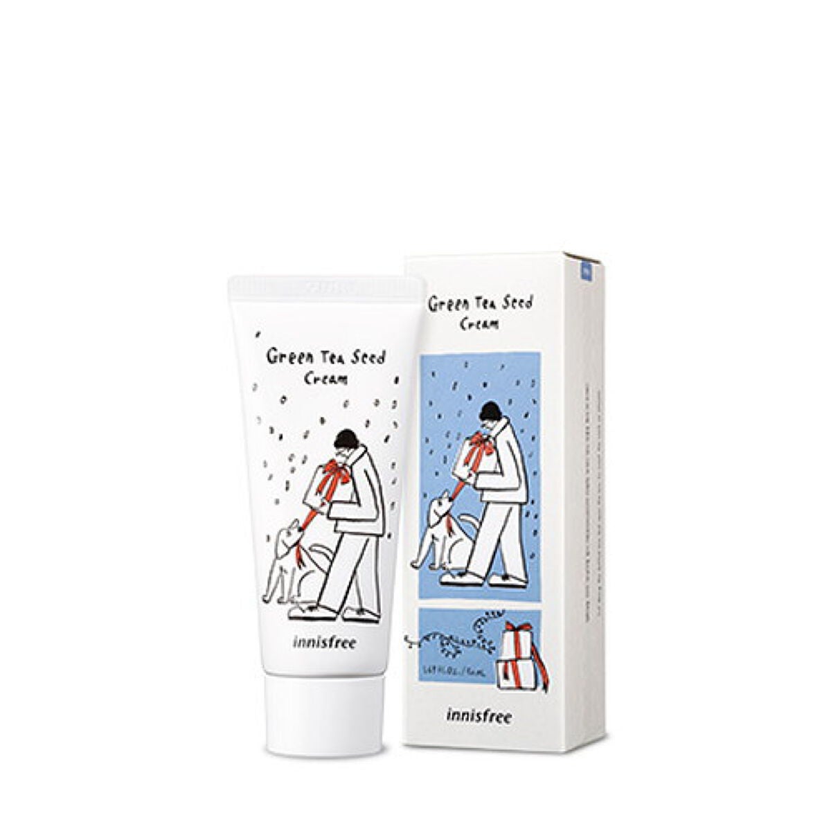 【HOLIDAY】グリーンティーシード モイスト クリーム innisfree
