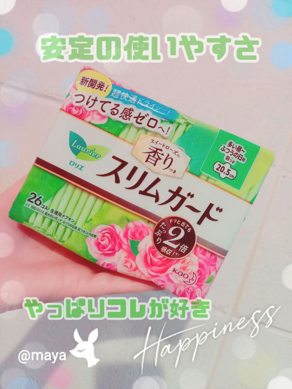 Speed+スリムガード 多い昼-ふつうの日に 羽つき(旧)/ロリエ/ナプキンを使ったクチコミ(1枚目)