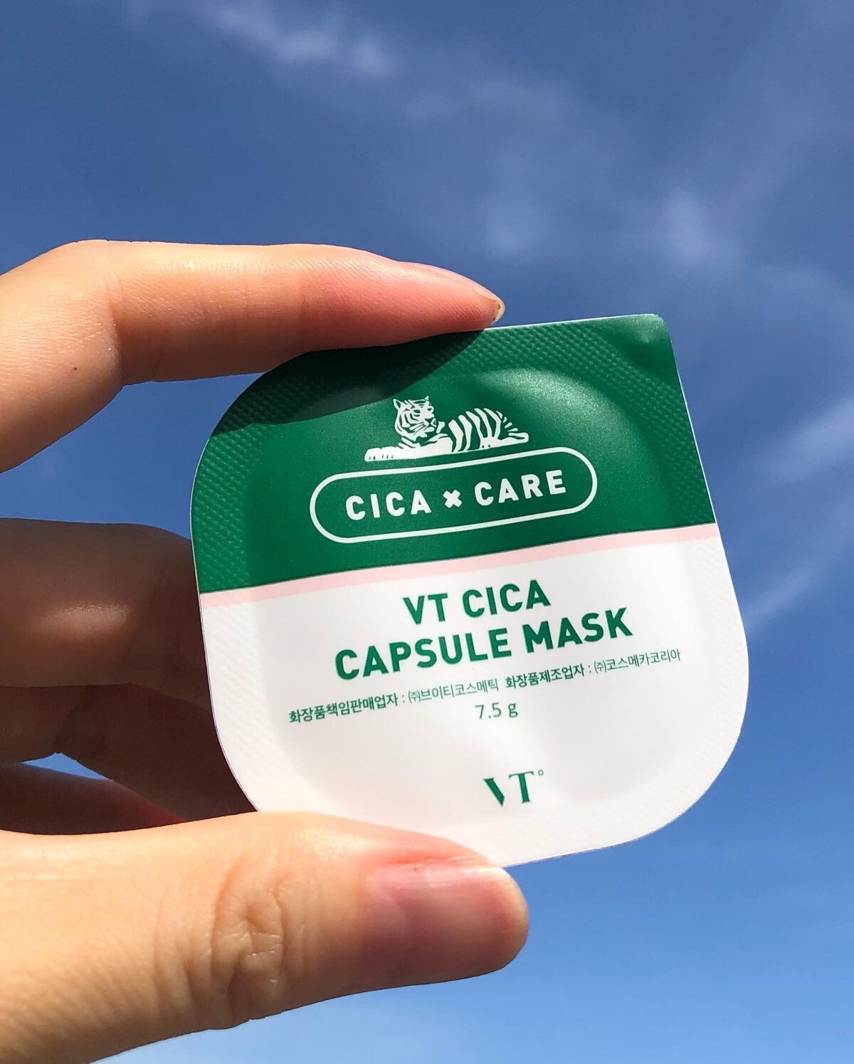 CICA カプセルマスク/VT/洗い流すパック・マスクを使ったクチコミ(1枚目)