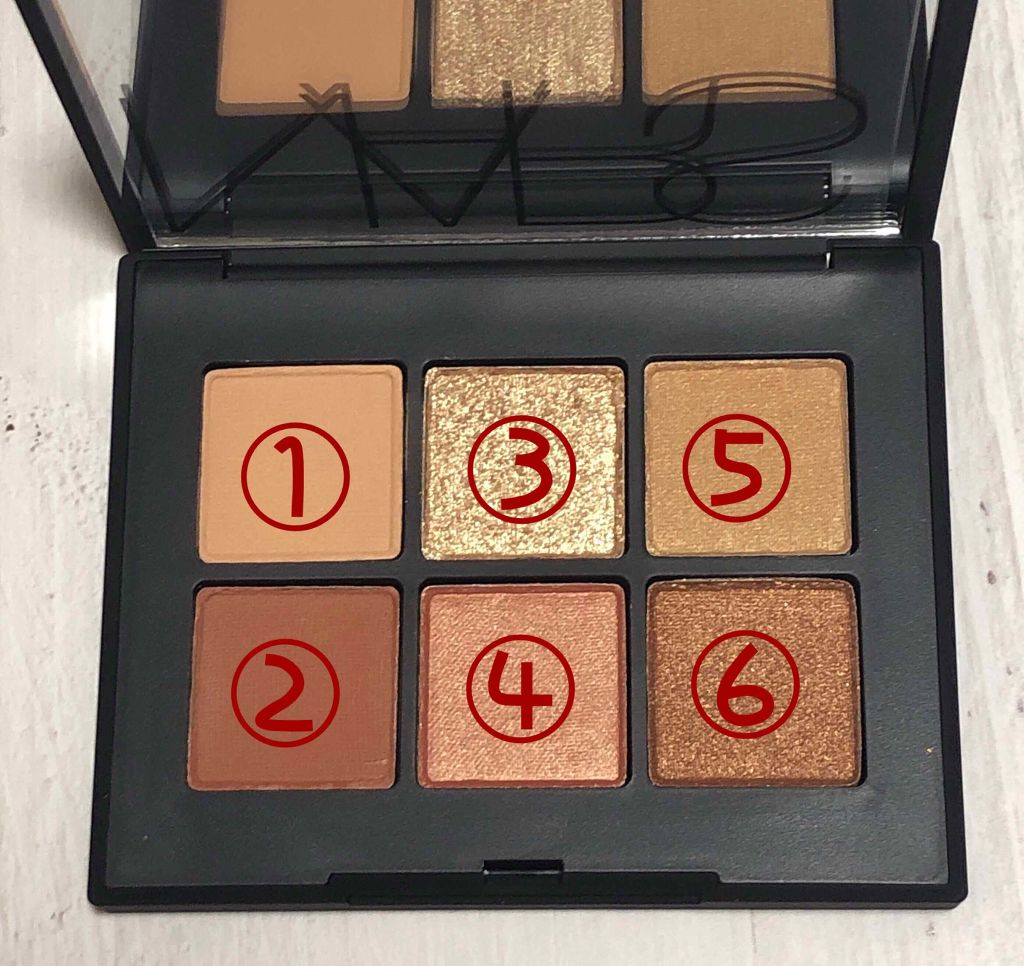 ヴォワヤジュールアイシャドウパレット/NARS/アイシャドウパレットを使ったクチコミ(4枚目)