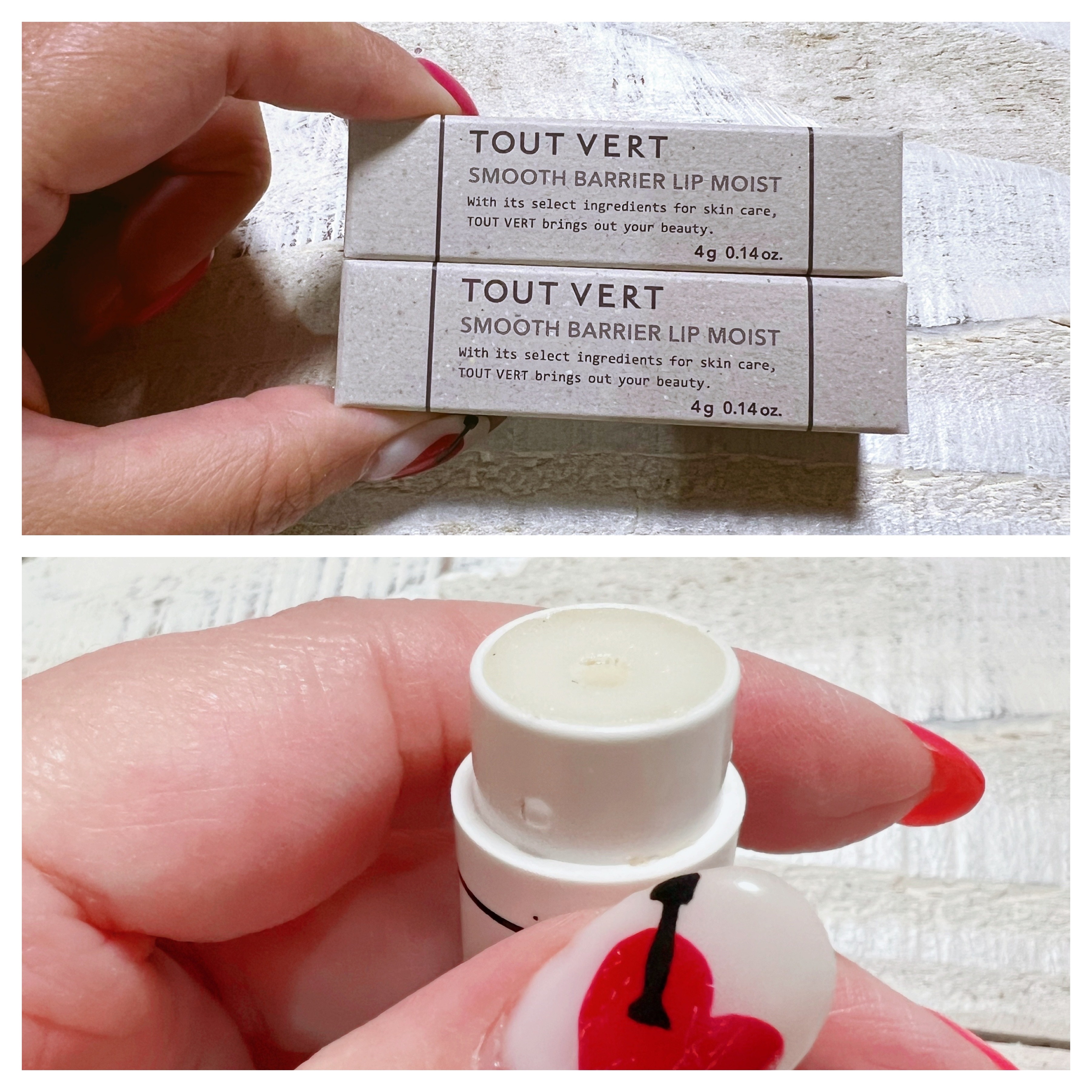 スムースバリアリップ/TOUT VERT/リップクリームを使ったクチコミ（3枚目）