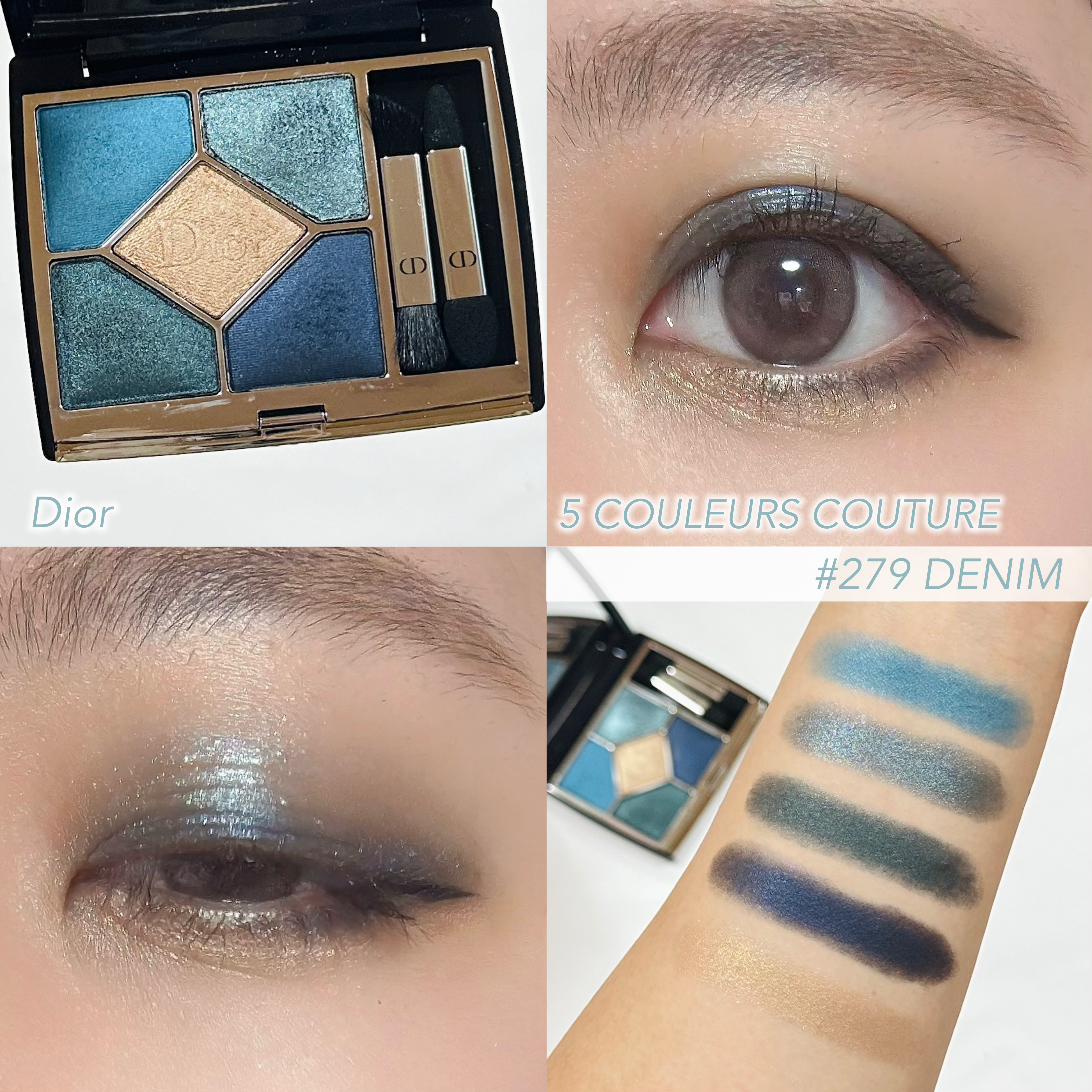 ディオールショウ　サンク　クルール アイシャドウ　ブルー 旧】サンク クルール クチュール｜Diorの口コミ - 2023夏の