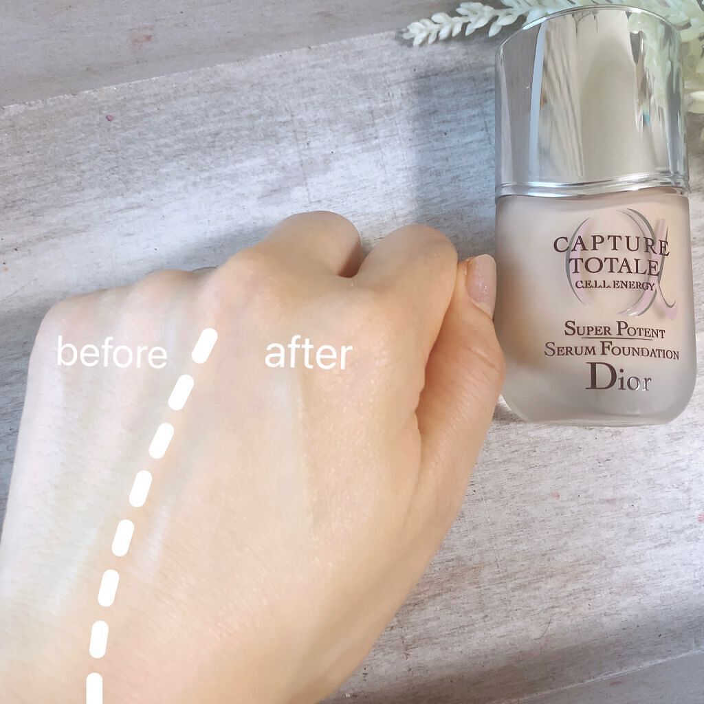【旧】カプチュール トータル セル ENGY スーパー セラム ファンデーション/Dior/リキッドファンデーションを使ったクチコミ(3枚目)