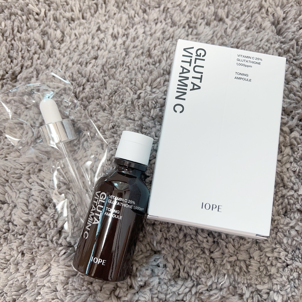 グルタ ビタミンC トーニング アンプル/IOPE/美容液を使ったクチコミ（1枚目）