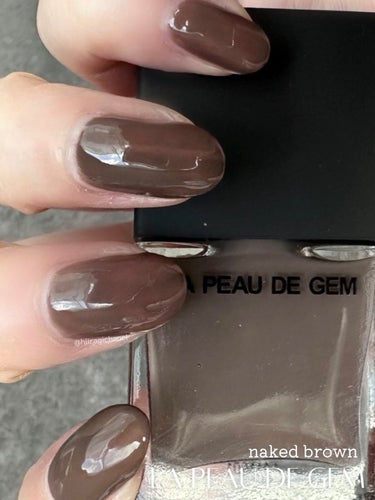 LA PEAU DE GEM nail polish/la peau de gem./マニキュアを使ったクチコミ（4枚目）
