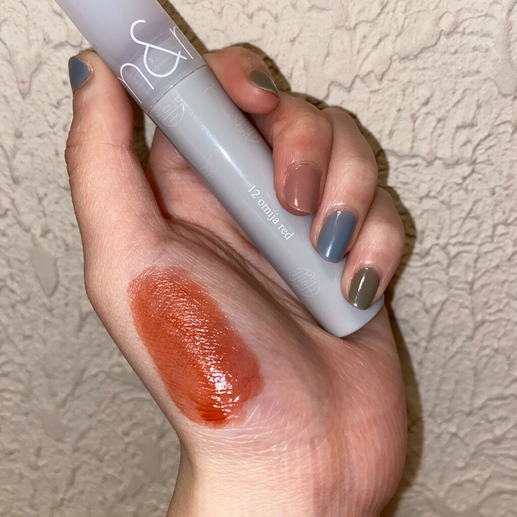 グラスティングウォーターティント 韓服エディション/rom&nd/リップティントを使ったクチコミ（1枚目）