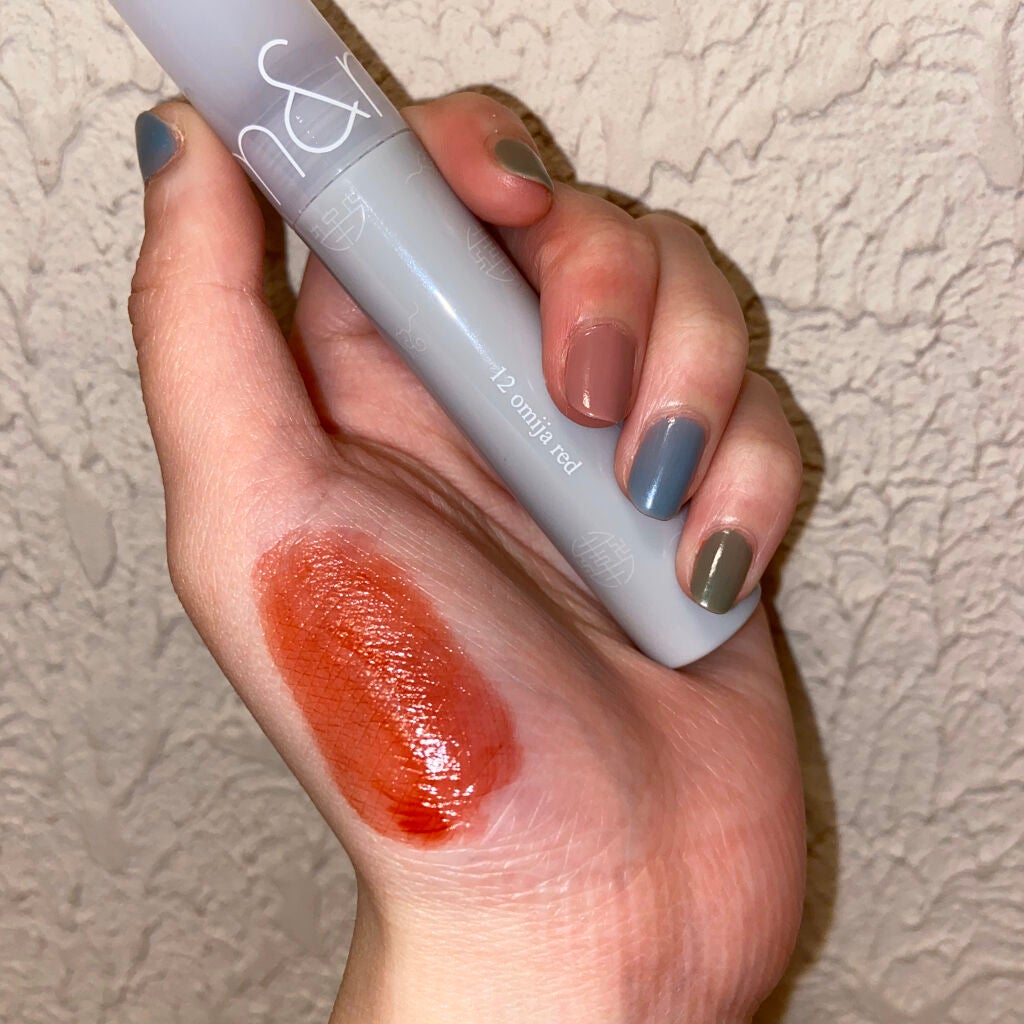 グラスティングウォーターティント 韓服エディション/rom&nd/リップティントを使ったクチコミ(1枚目)