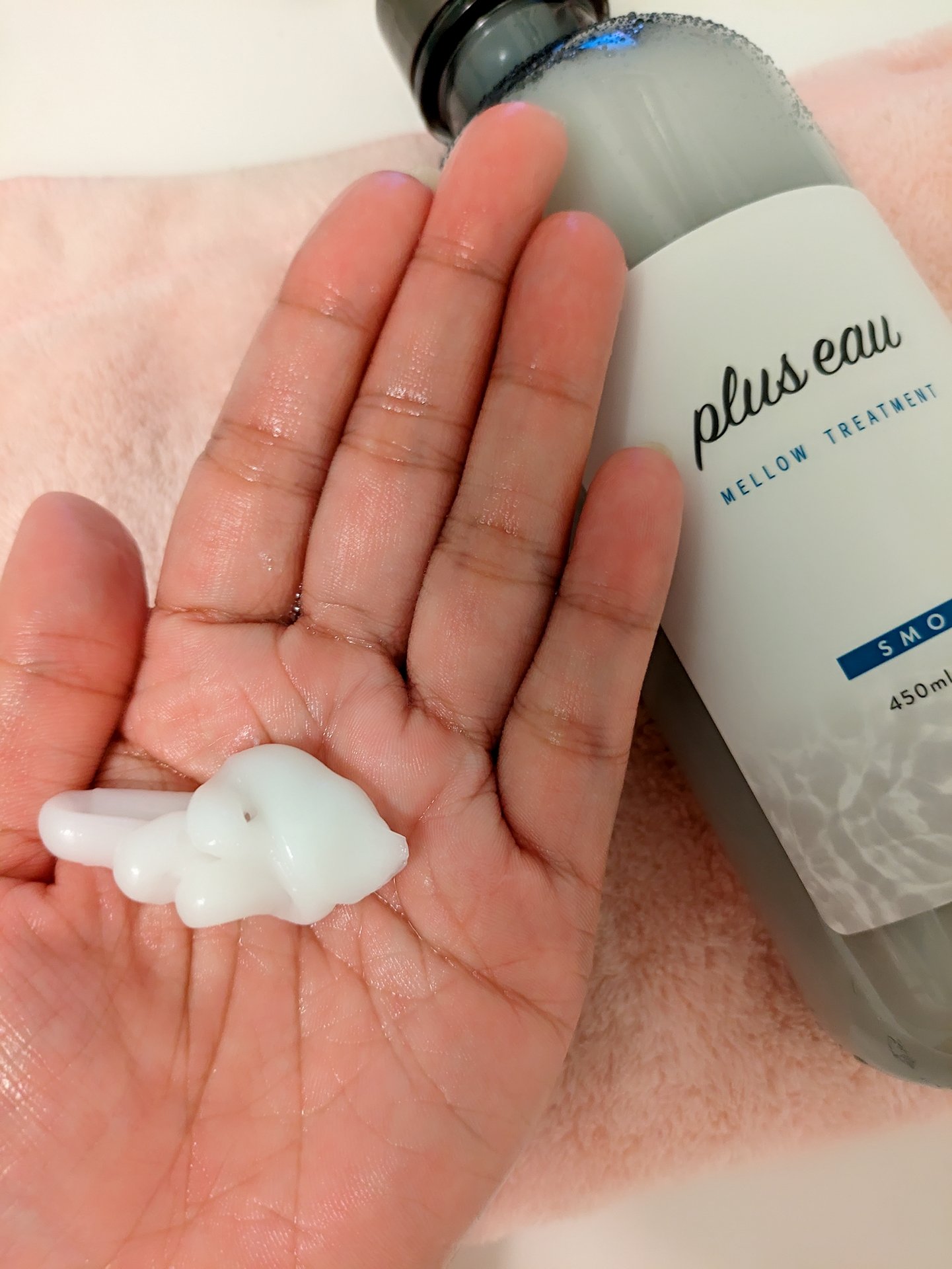 メロウシャンプー/メロウトリートメント/plus eau/市販シャンプーを使ったクチコミ（3枚目）