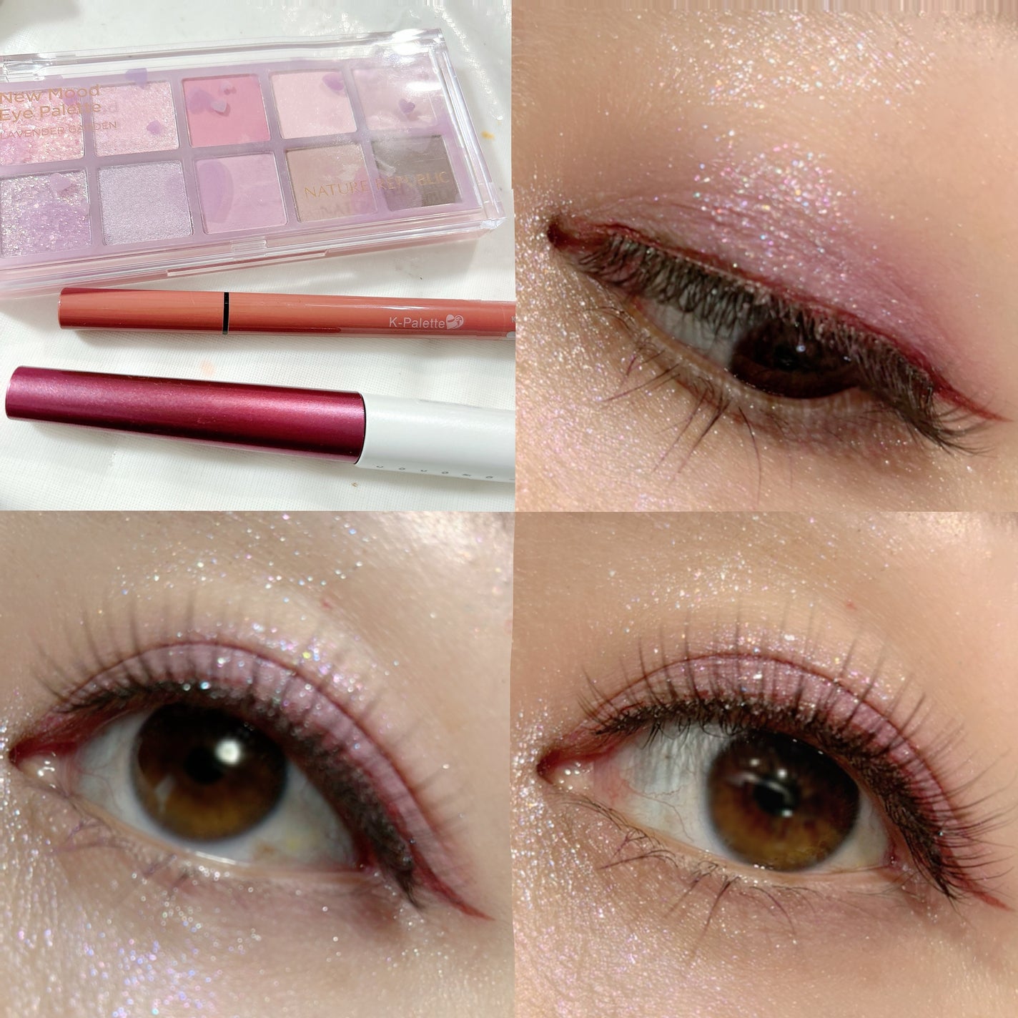 リアルラスティングアイライナー24hWPc/K-パレット/リキッドアイライナーを使ったクチコミ(1枚目)