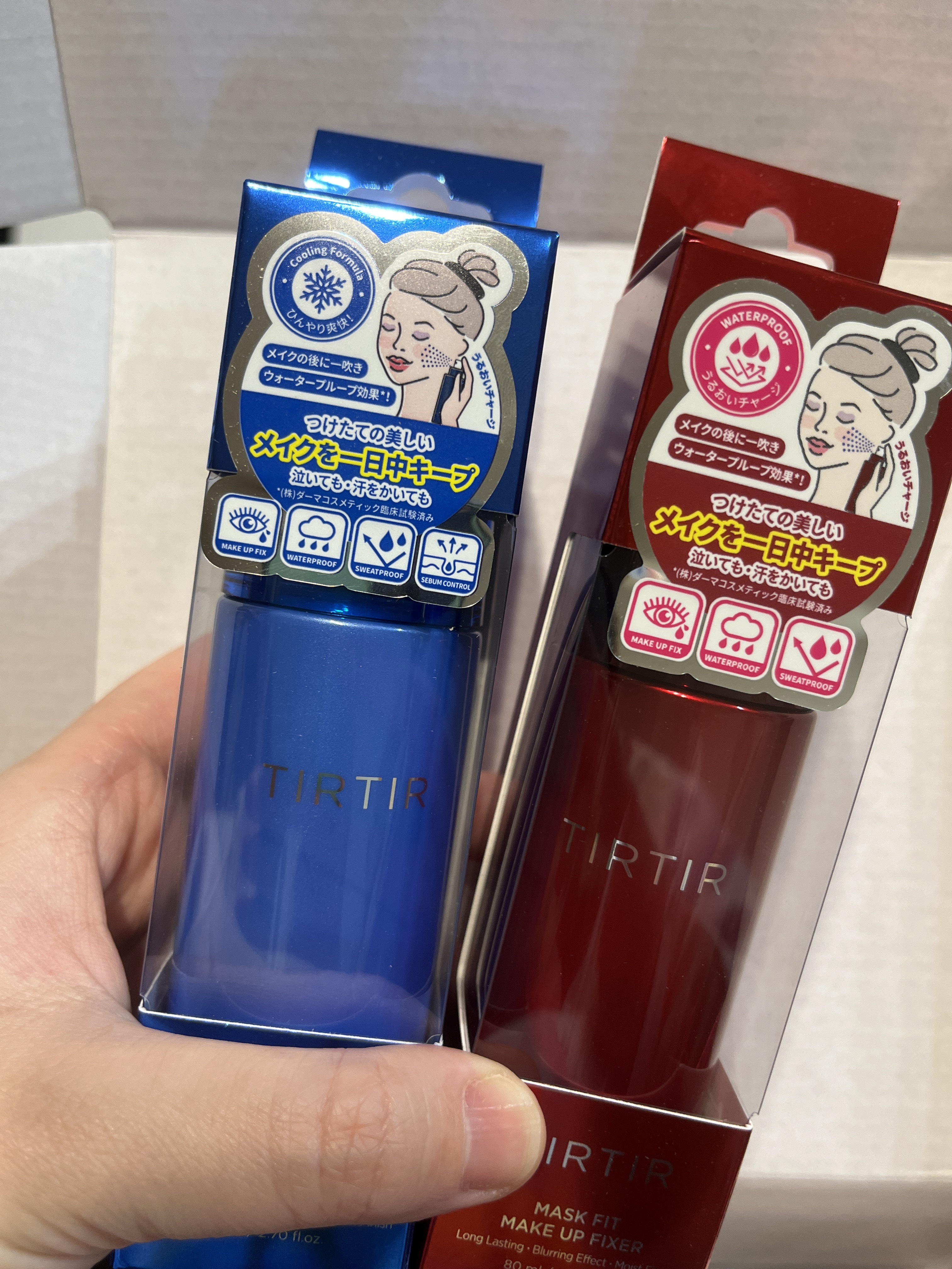 マスクフィットメイクアップ クールフィクサー/TIRTIR(ティルティル)/フィックスミストを使ったクチコミ（2枚目）