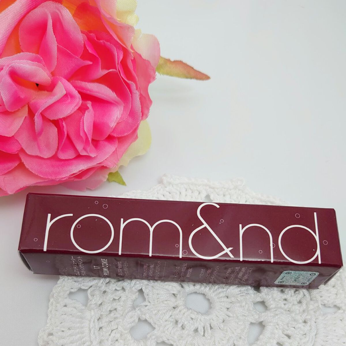 ジューシーラスティングティント/rom&nd/リップティントを使ったクチコミ（1枚目）