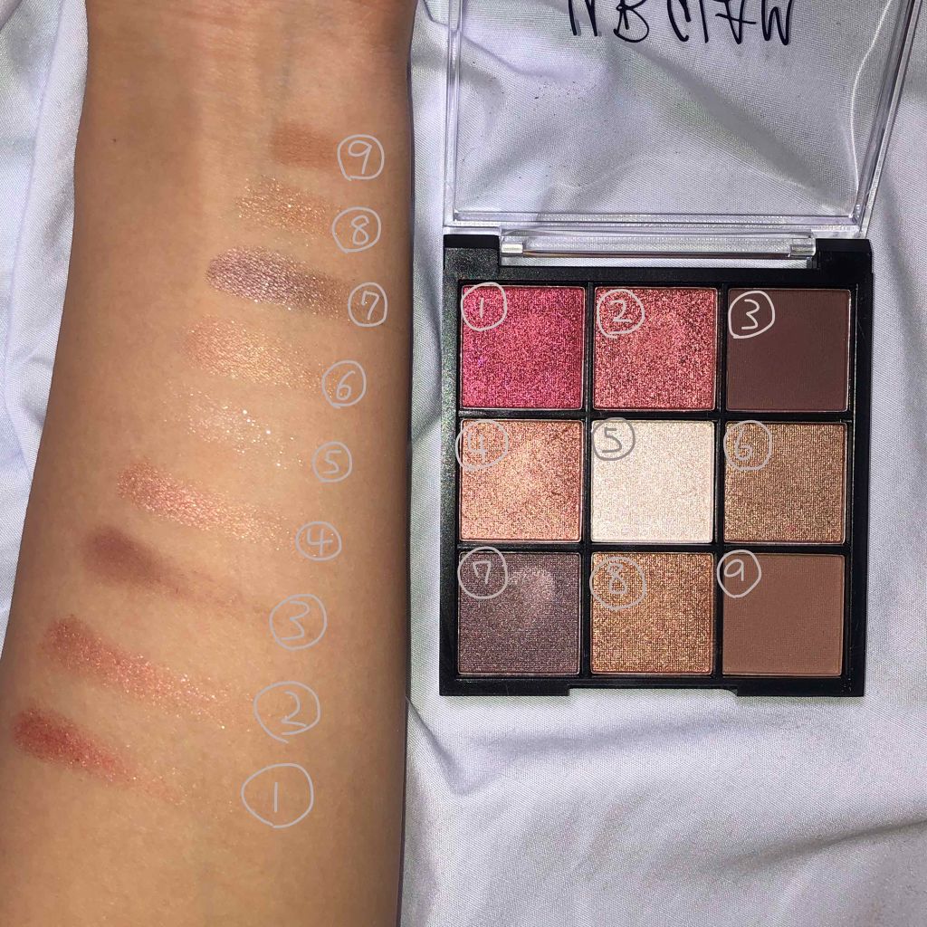 UR GLAM BLOOMING EYE COLOR PALETTE/U R GLAM/アイシャドウパレットを使ったクチコミ(3枚目)
