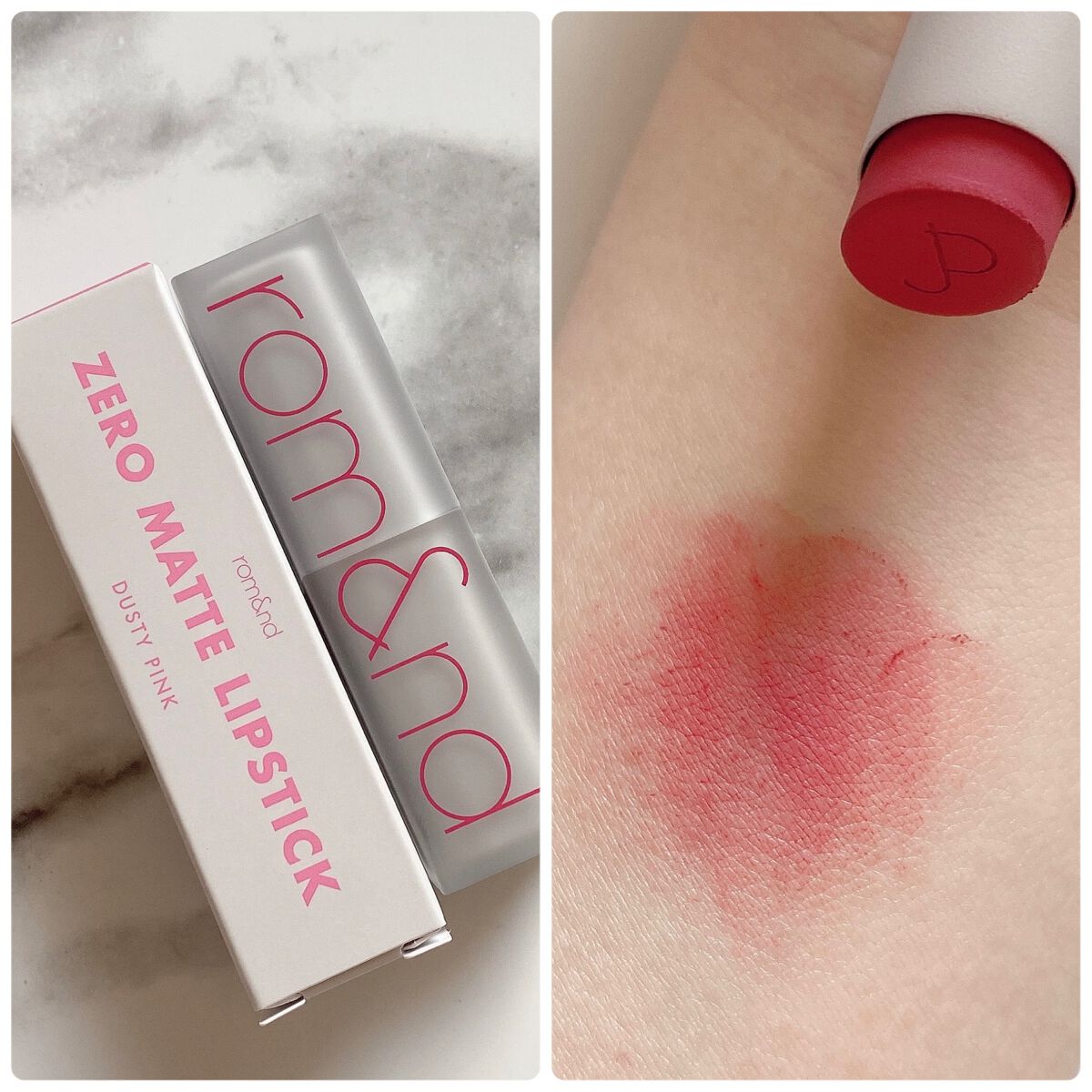 ゼロマットリップスティック/rom&nd/口紅を使ったクチコミ(1枚目)