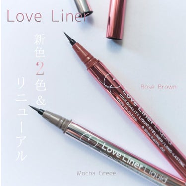 抽選に当たりましたー！👏
ありがとうございます😭✨

▷商品紹介
Love Liner
ラブ・ライナー リキッドアイライナーＲ４
▫ロゼブラウン
▫モカグレージュ
各¥1,760



▶使ってみた感想