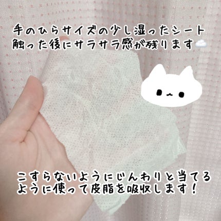 ビオレ メイク持続シート さらマット肌/ビオレ/フェイスシートを使ったクチコミ(2枚目)