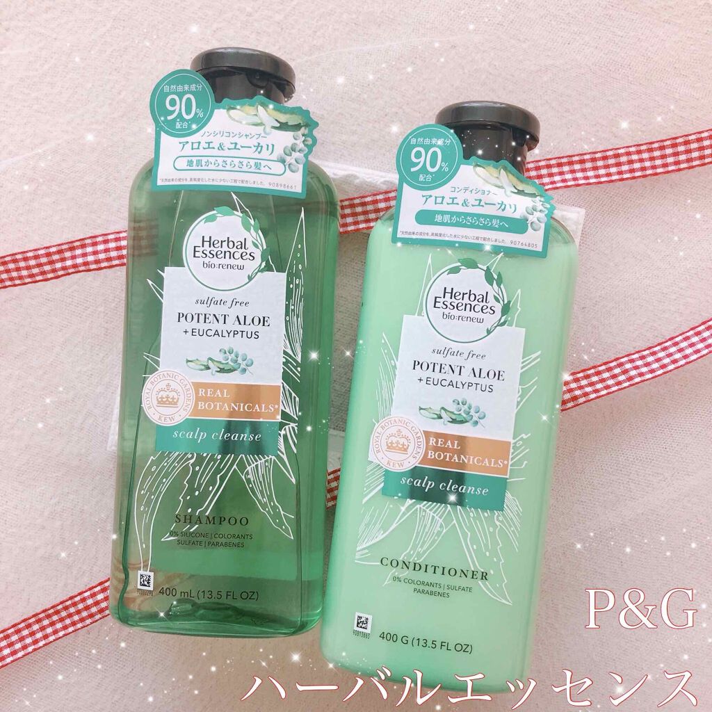 ビオリニュー アロエ&ユーカリ シャンプー/コンディショナー/ハーバルエッセンス/市販シャンプーを使ったクチコミ(1枚目)