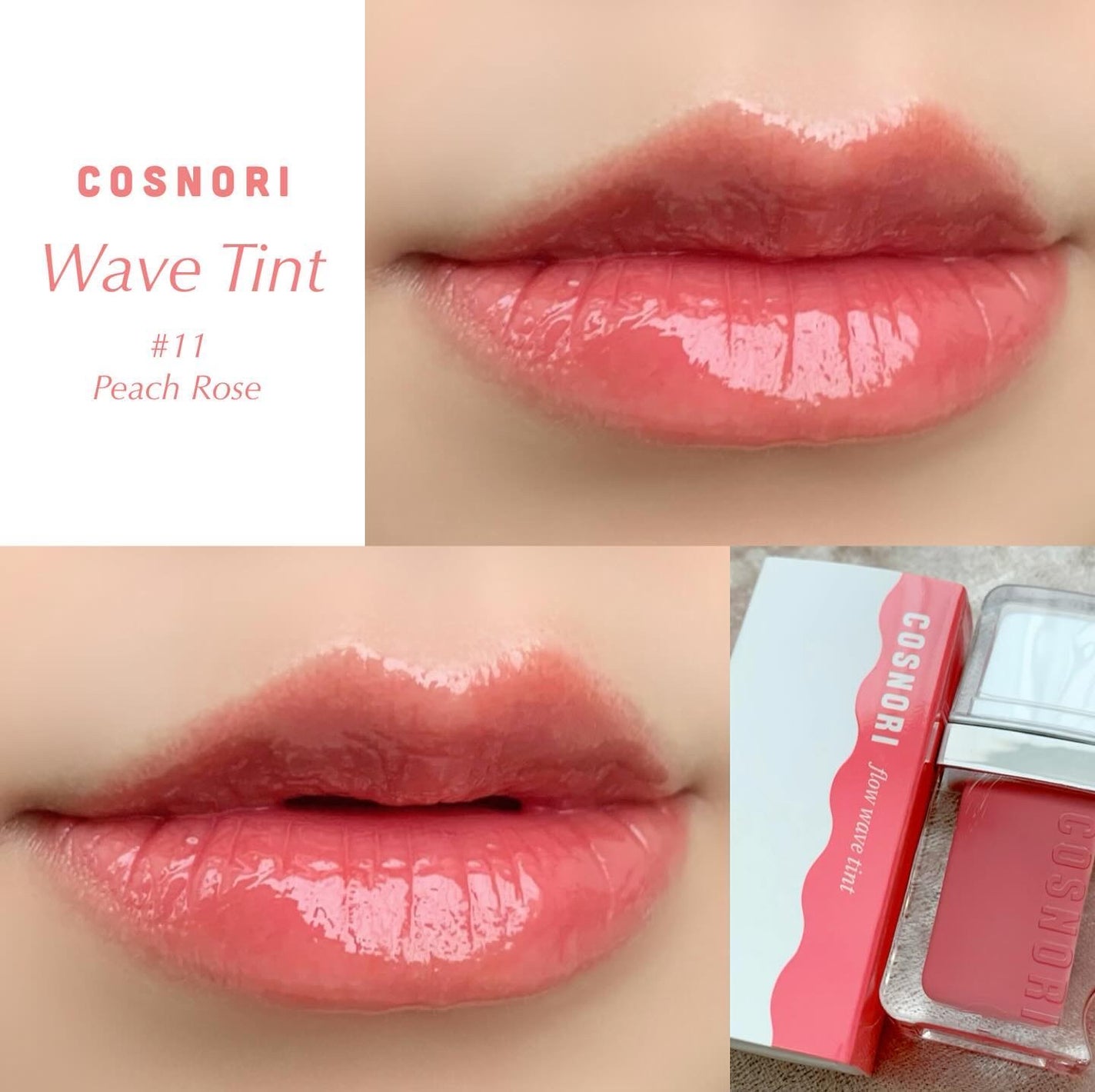 フローウェーブティント/COSNORI/リップティントを使ったクチコミ(4枚目)