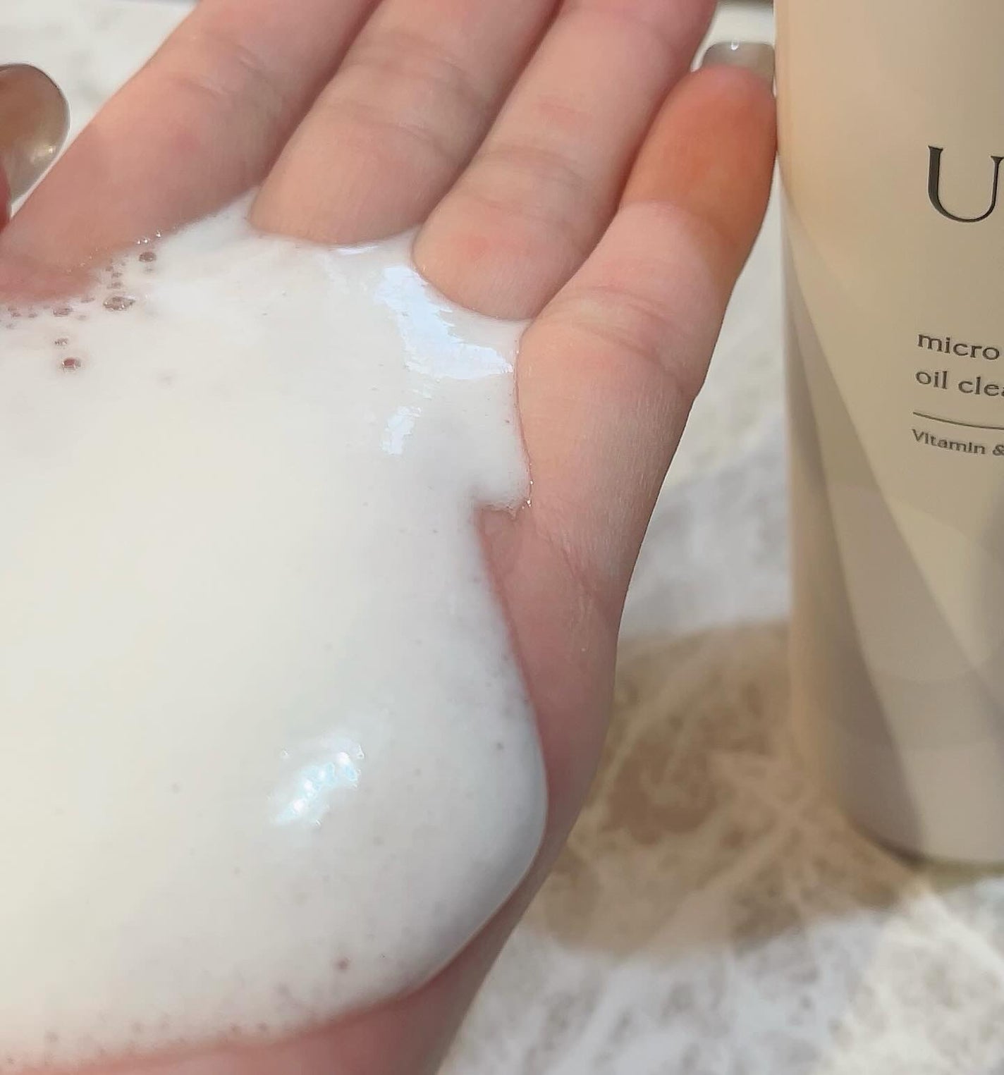 アンピュ 炭酸 オイルクレンジング/Unpiu/オイルクレンジングを使ったクチコミ(3枚目)