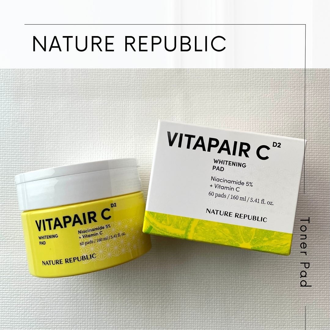 ビタペアC 美容液パッド/ネイチャーリパブリック/トナーパッドを使ったクチコミ(1枚目)