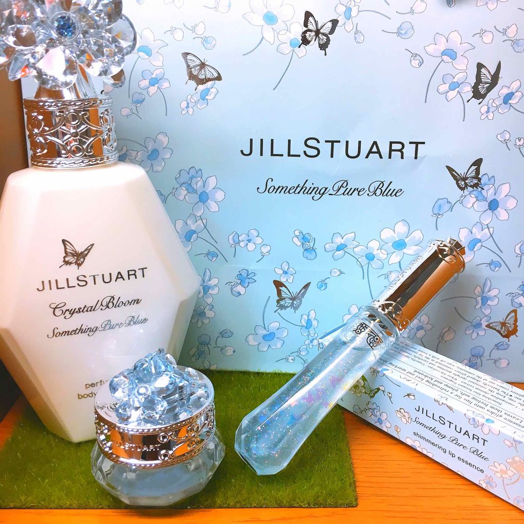 サムシングピュアブルー シマリング リップエッセンス/JILL STUART/リップケアを使ったクチコミ(1枚目)