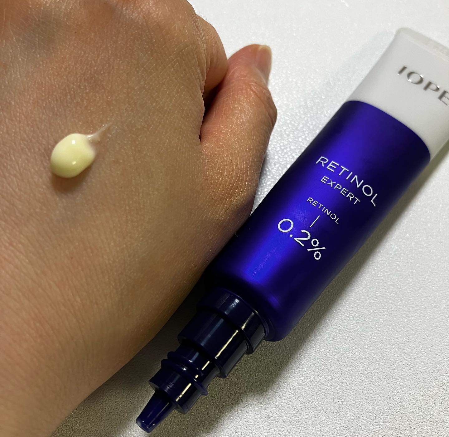 レチノールエキスパート0.2%/IOPE/フェイスクリームを使ったクチコミ（2枚目）