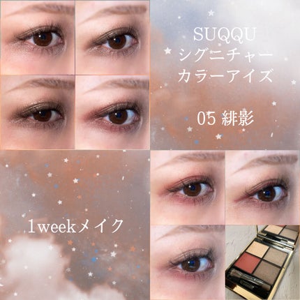 シグニチャー カラー アイズ/SUQQU/アイシャドウパレットを使ったクチコミ(1枚目)