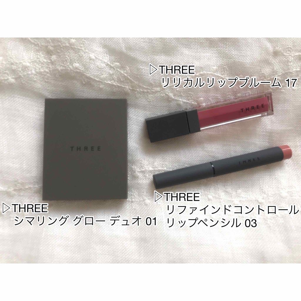 THREE シマリング グロー デュオ/THREE/クリームハイライトを使ったクチコミ(1枚目)