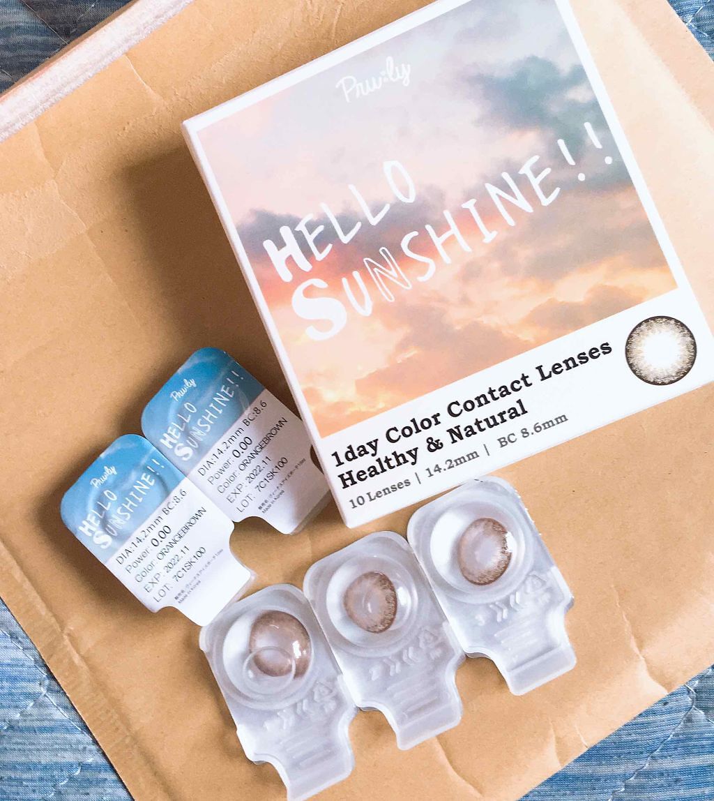 ハローサンシャイン/Hello Sunshine/カラーコンタクトレンズを使ったクチコミ（1枚目）