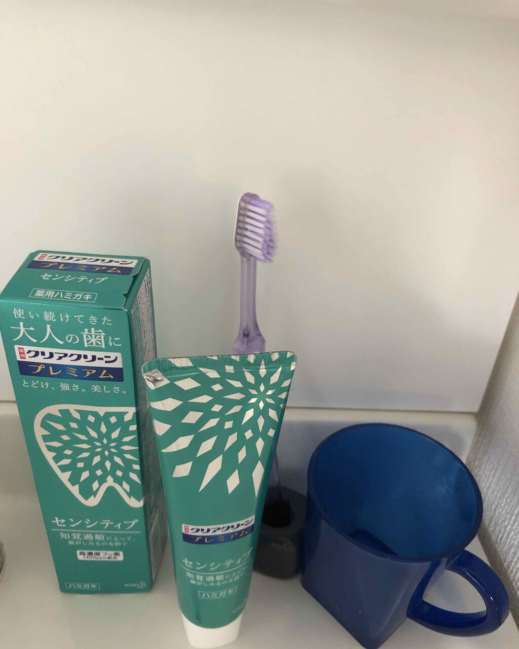 クリアクリーン プレミアム センシティブ(薬用ハミガキ)/クリアクリーン/歯磨き粉を使ったクチコミ（1枚目）