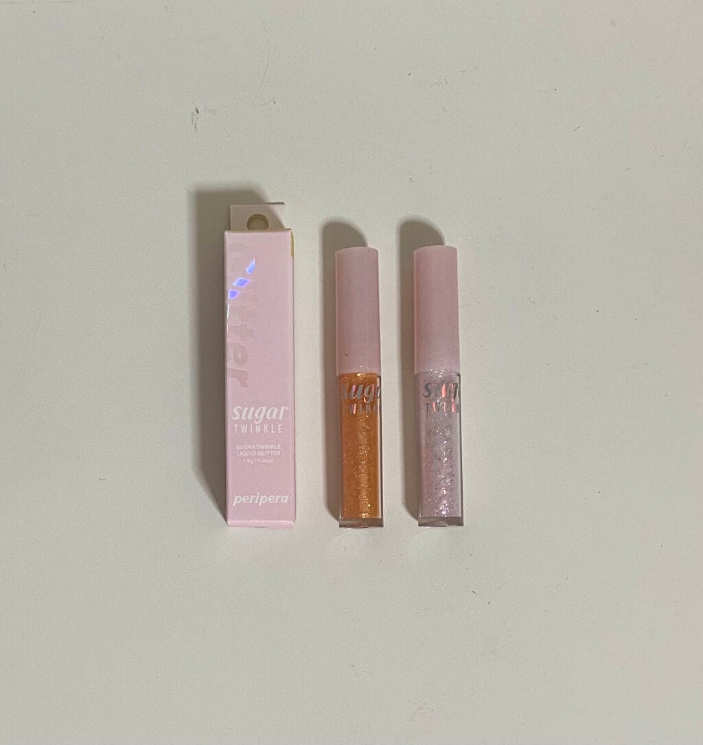 シュガー トゥインクル リキッド グリッター/PERIPERA/グリッターを使ったクチコミ(1枚目)