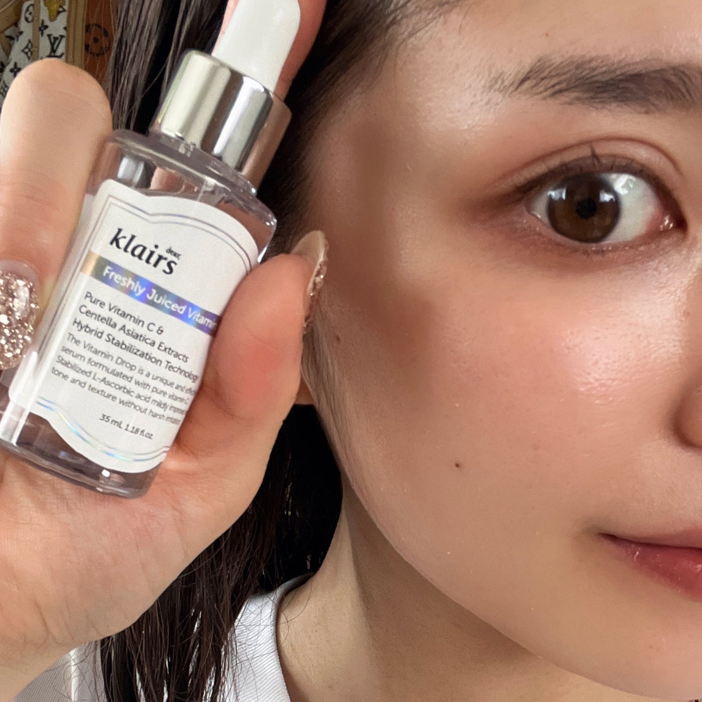 フレッシュリージュースドビタミンドロップ(35ml)/Klairs/美容液を使ったクチコミ(4枚目)