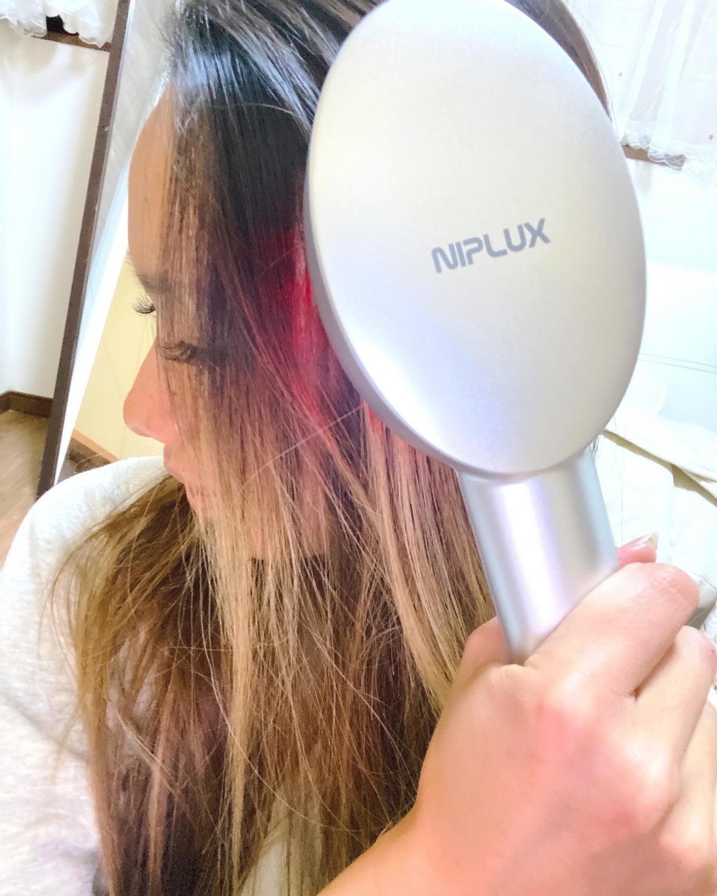 EMS LIFT BRUSH/NIPLUX/美顔器・マッサージを使ったクチコミ(6枚目)