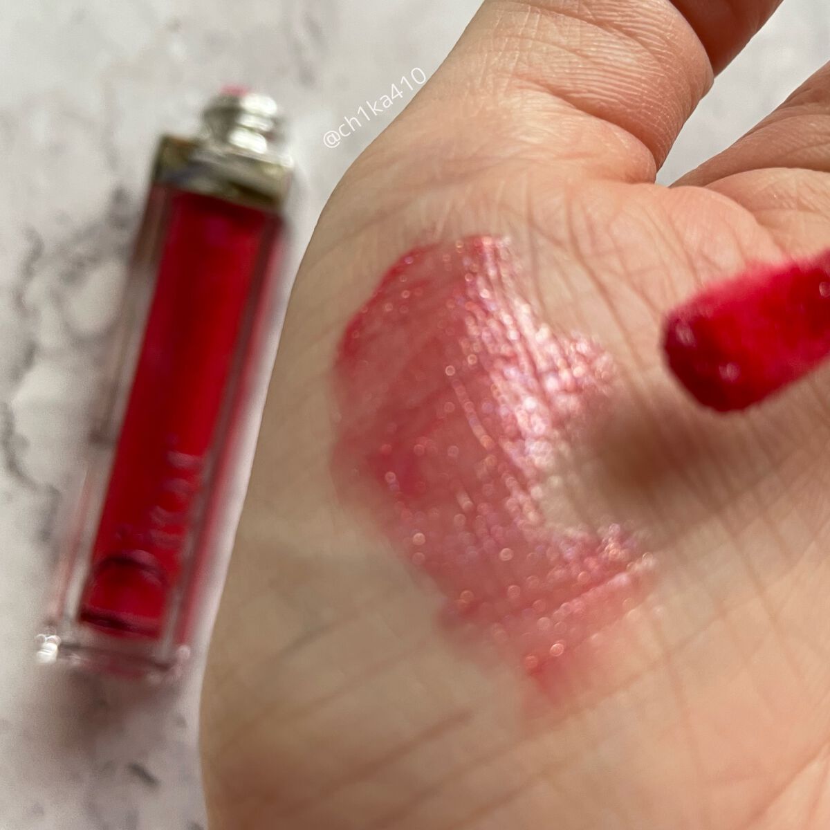 【旧】ディオール アディクト ステラー グロス 759 ディオールマニア/Dior/リップグロスを使ったクチコミ（2枚目）