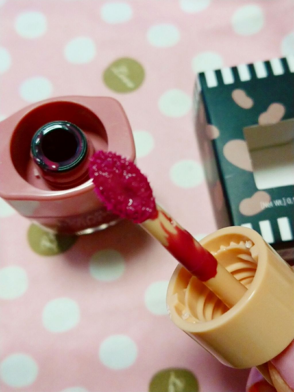 ディアダーリン ウォータージェルティント （アイスティント）/ETUDE/口紅を使ったクチコミ（2枚目）