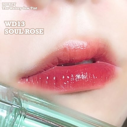 ザ ウォータリーデューティント/MERZY/リップティントを使ったクチコミ(4枚目)