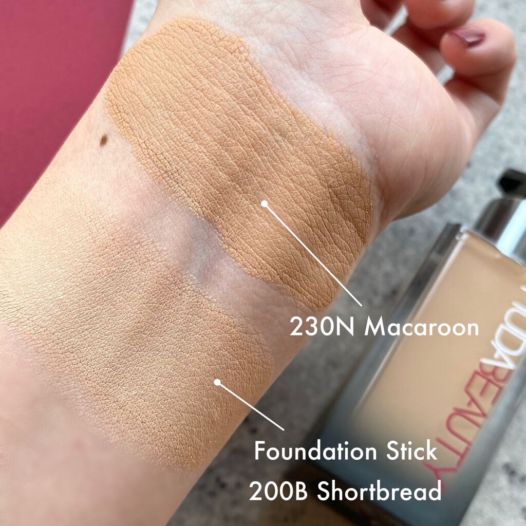#FauxFilter Luminous Matte Liquid Foundation/Huda Beauty/リキッドファンデーションを使ったクチコミ（2枚目）