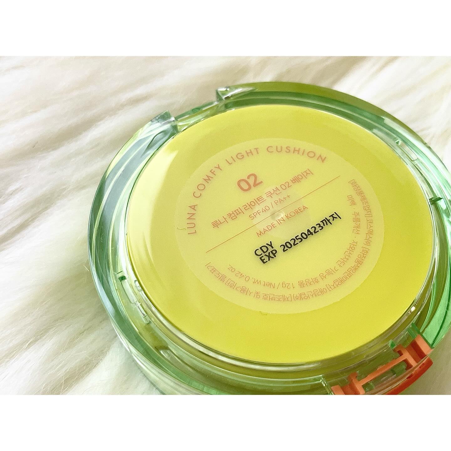 コンフィーライトクッション/LUNA/クッションファンデーションを使ったクチコミ（3枚目）