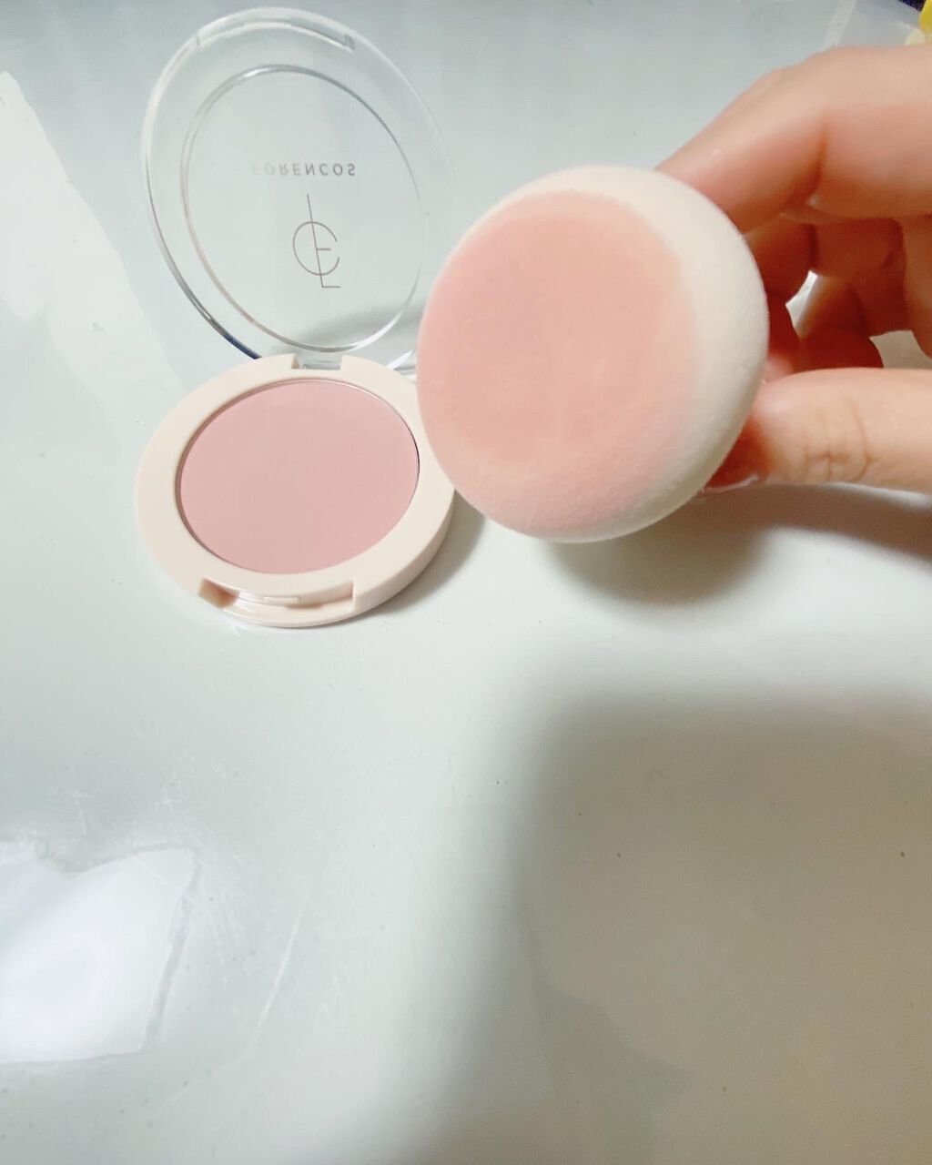 ピュアブラッシャー パフ付き/フォレンコス/パウダーチークを使ったクチコミ（2枚目）