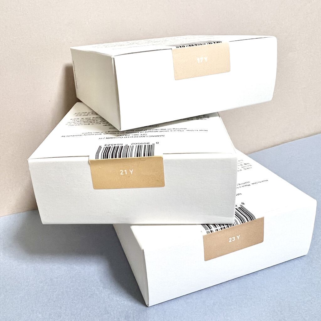 ネーミング レイヤード フィットクッション/NAMING./クッションファンデーションを使ったクチコミ（2枚目）