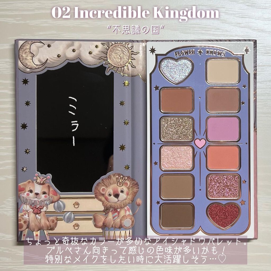 サーカスシリーズ12色アイシャドウパレット /FlowerKnows/アイシャドウパレットを使ったクチコミ（3枚目）