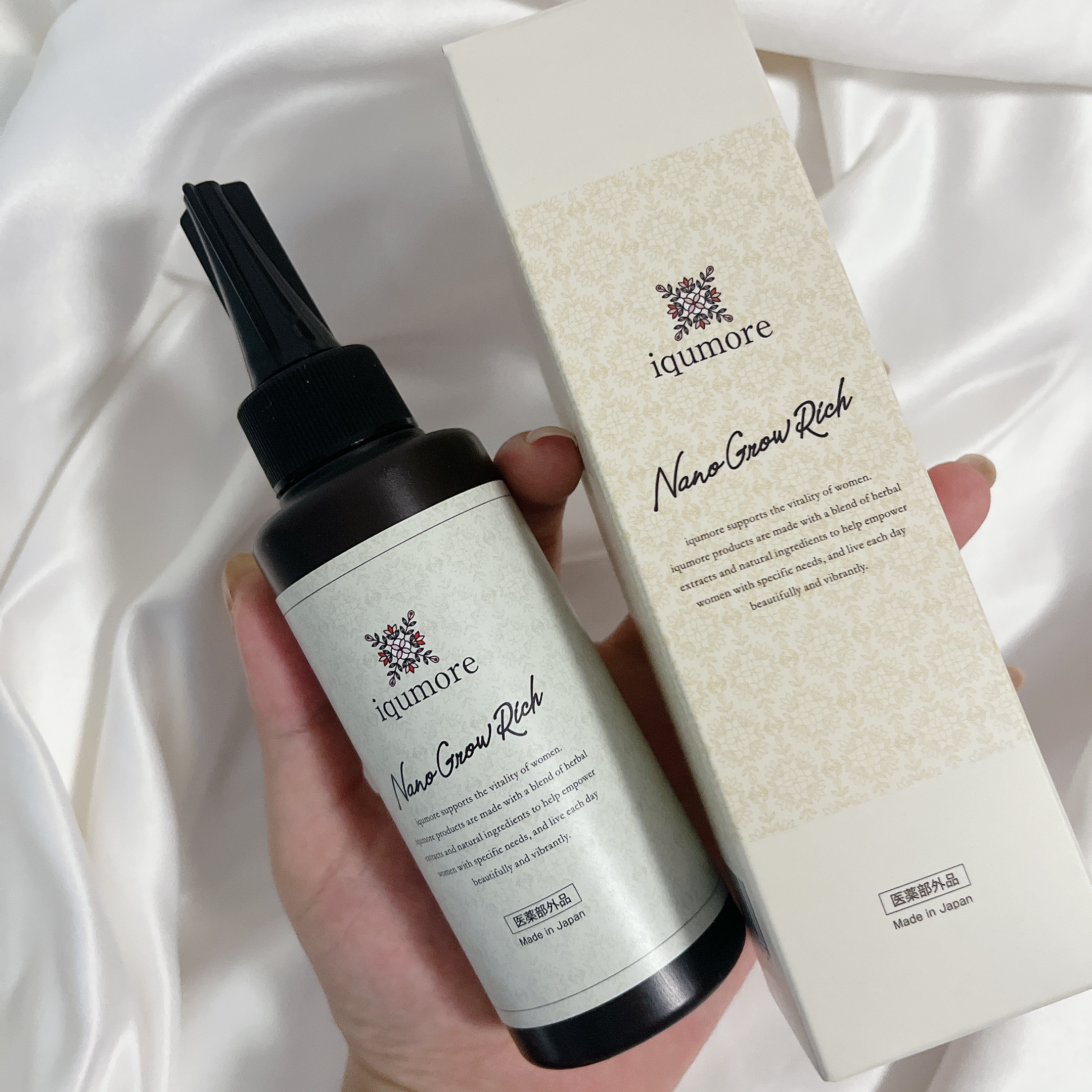 ナノグロウリッチ/iqumore/頭皮ローションを使ったクチコミ（1枚目）