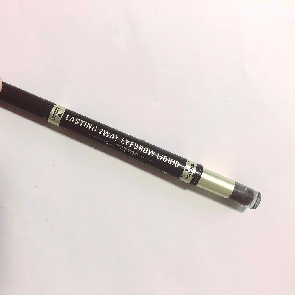 ラスティングツーウェイアイブロウ リキッド(旧) 04 グレイッシュブラウン/K-パレット/リキッドアイブロウを使ったクチコミ（1枚目）