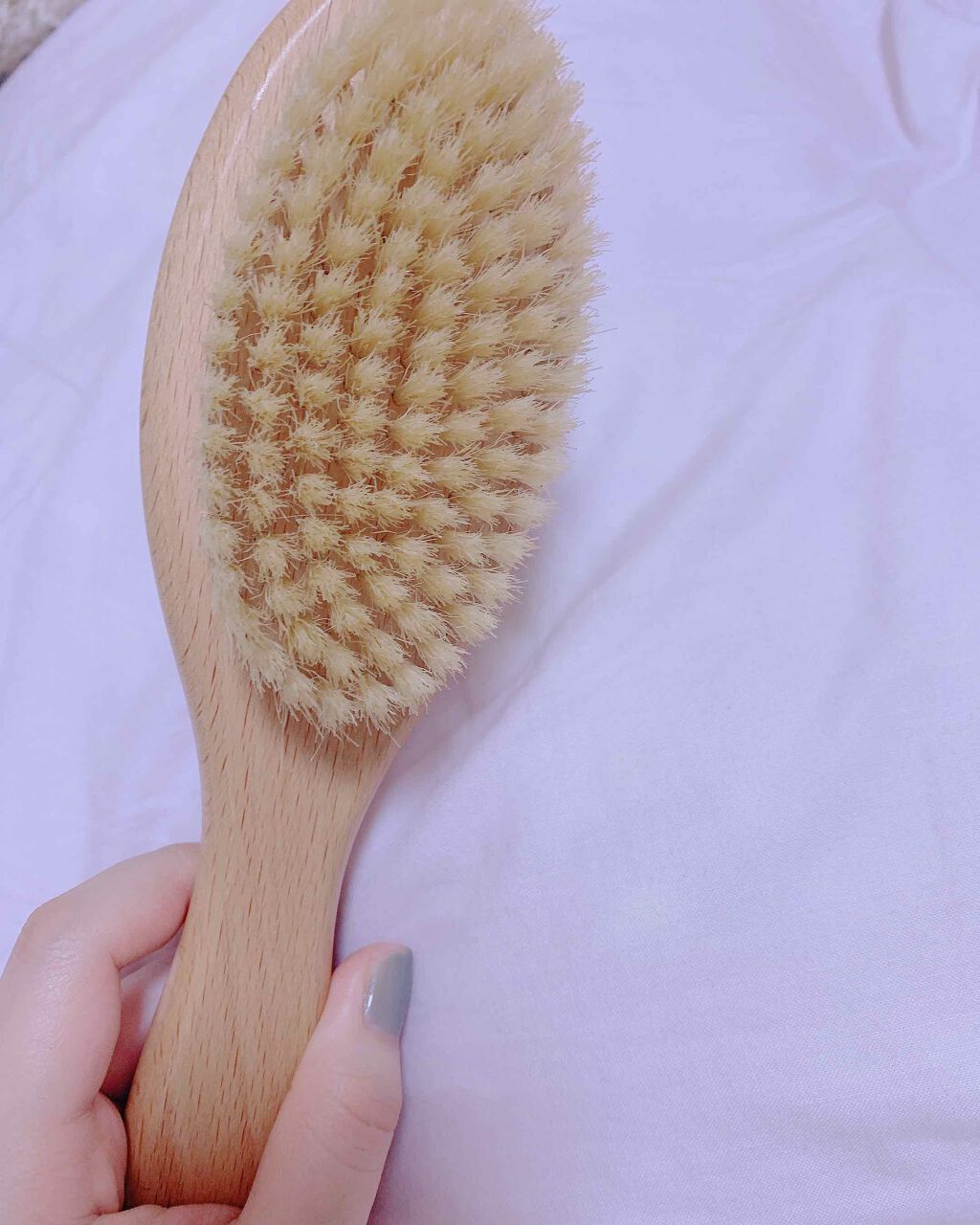 ボディマッサージブラシ/ニールズヤード レメディーズ/ボディグッズを使ったクチコミ(3枚目)