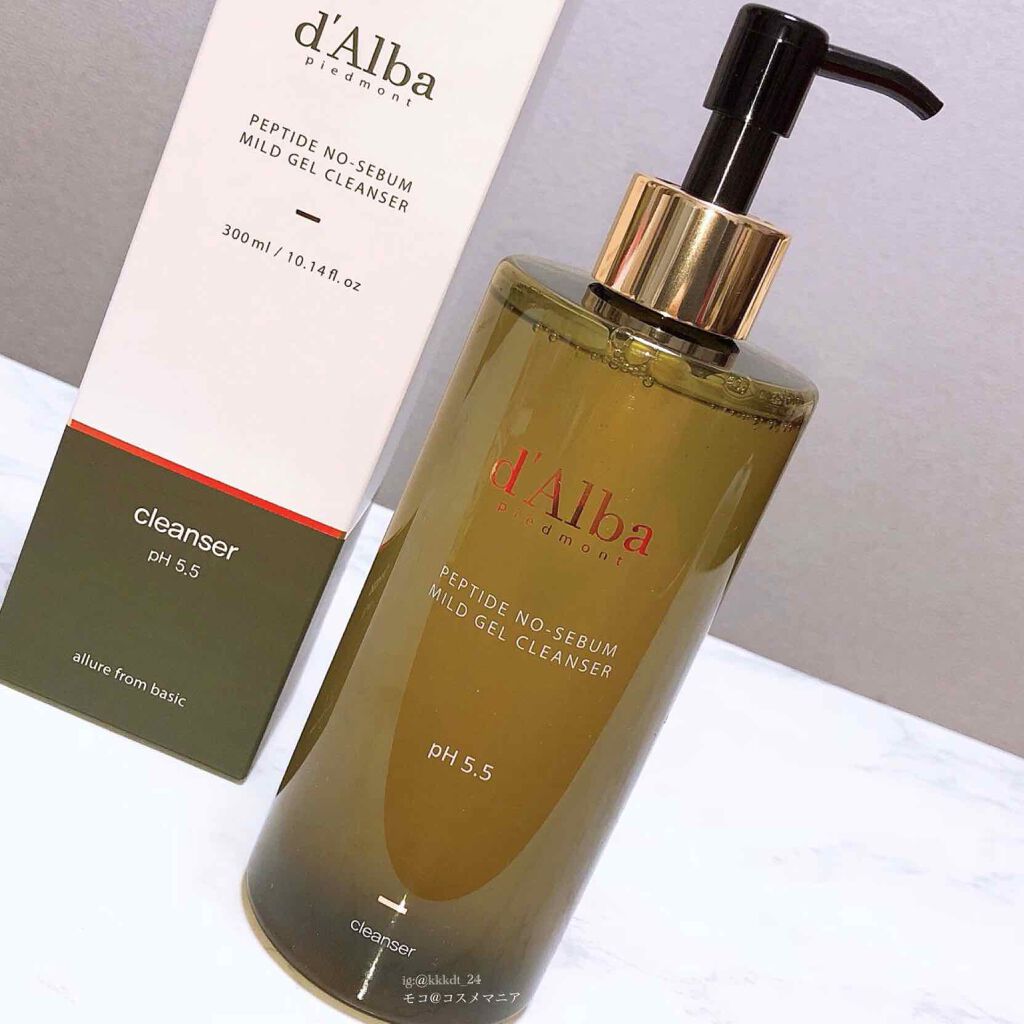 マイルドスキンバランシングヴィーガンクレンザー/ダルバ/洗顔フォームを使ったクチコミ（1枚目）