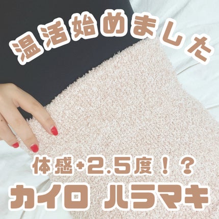 ぽかぽかカイロハラマキ/カイロソックス/その他を使ったクチコミ(1枚目)