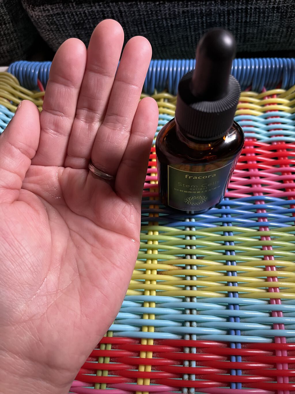 ヒト幹細胞培養エキス原液 30ml/fracora/美容液を使ったクチコミ（3枚目）