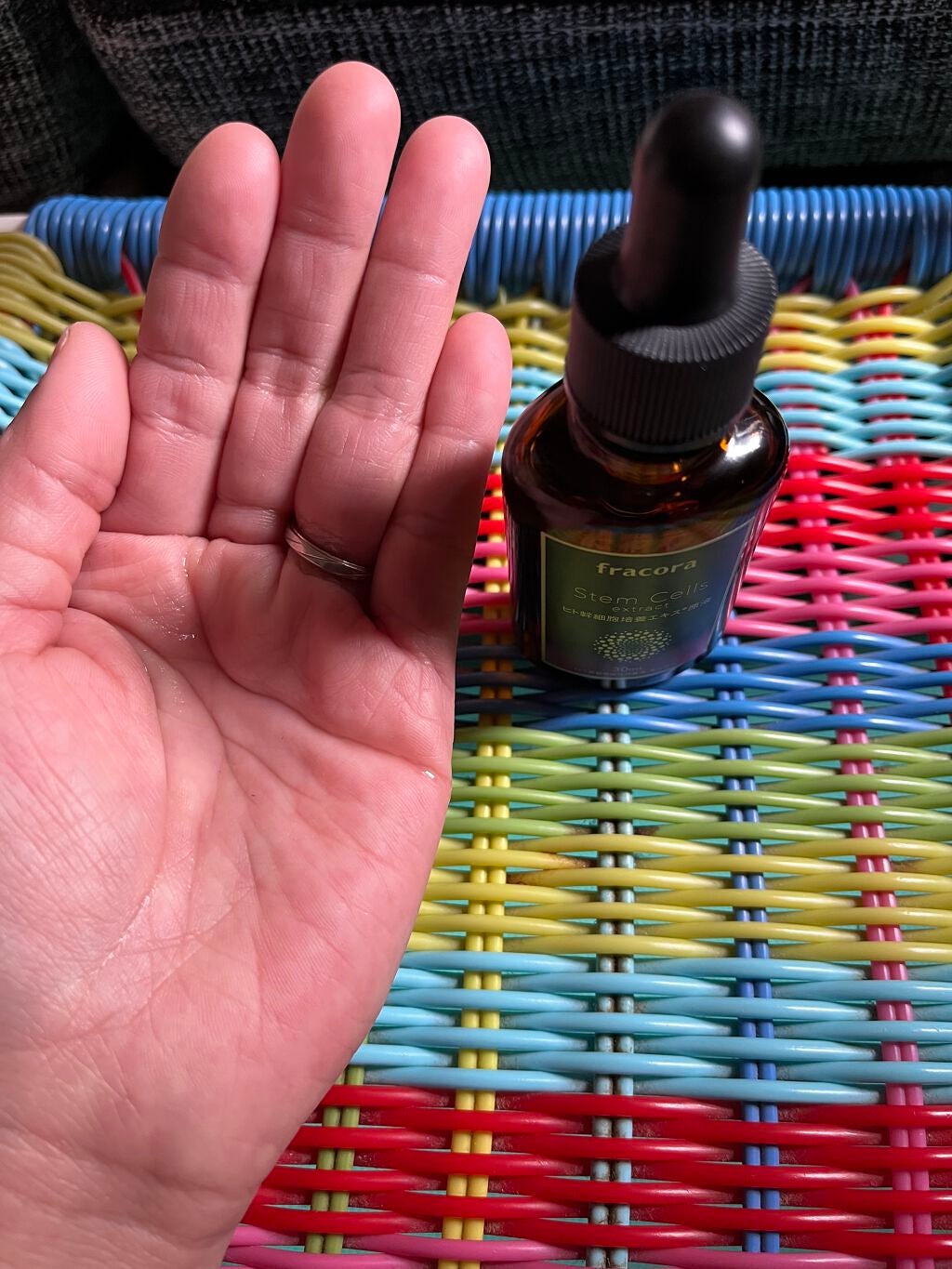 ヒト幹細胞培養エキス原液/fracora/美容液を使ったクチコミ(3枚目)