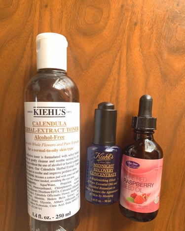 キールズ ミッドナイトボタニカル コンセントレート/Kiehl's/フェイスオイルを使ったクチコミ（1枚目）