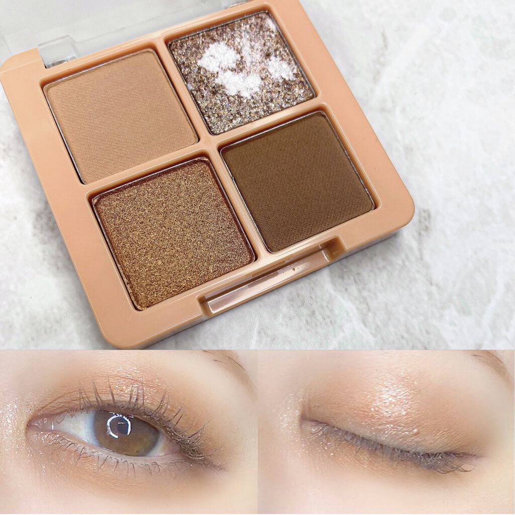 クリスタルハートロックシャドウ/BLACK ROUGE/アイシャドウパレットを使ったクチコミ（2枚目）