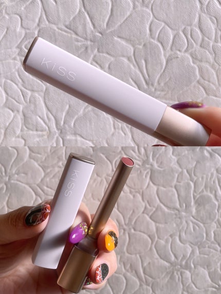 キス リップアロー 03 そよそよゴースト/KiSS/口紅を使ったクチコミ(3枚目)